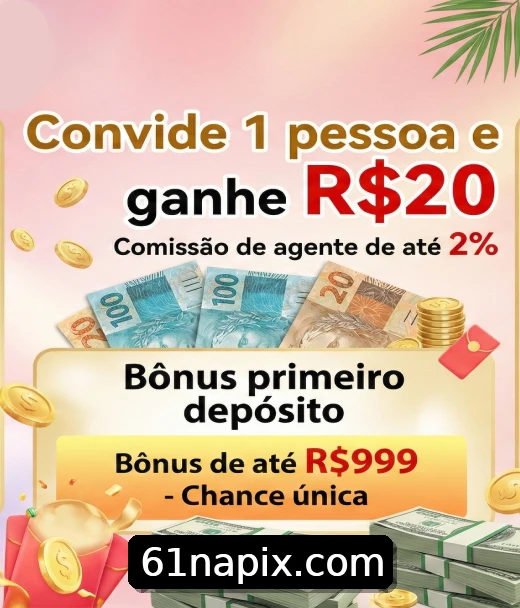 Bônus ao se registrar no 61na